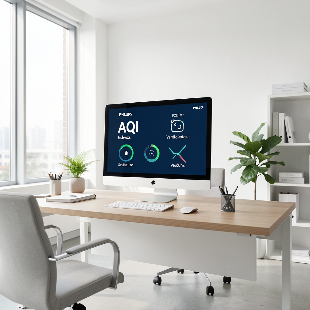 Philips AC2939/10 digitalni displej sa prikazom AQI indeksa kvaliteta vazduha i brzine ventilatora