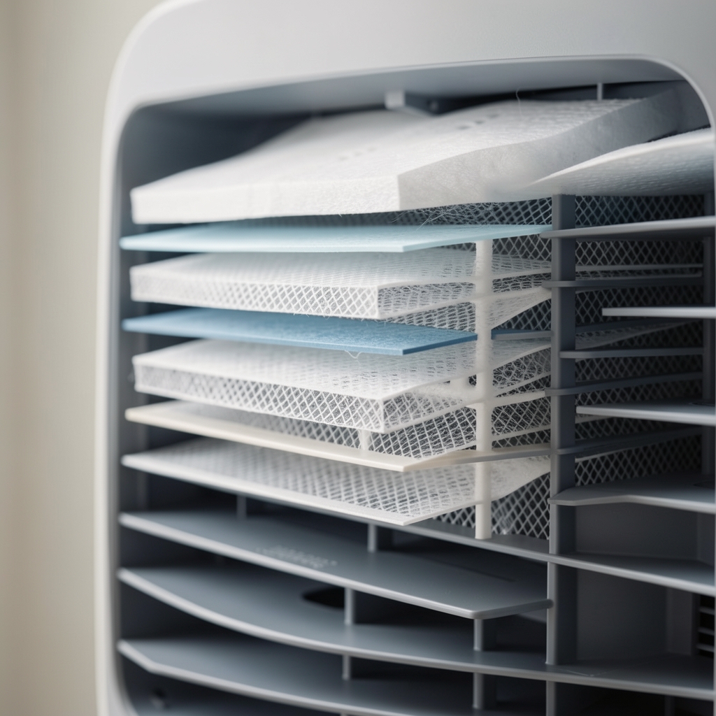 Philips AC2939/10 zamena HEPA NanoProtect filtera izbliza prikaz slojeva filtracije